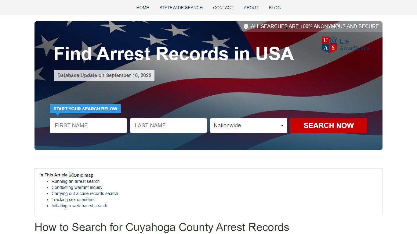 Cuyahoga County Arrest Records